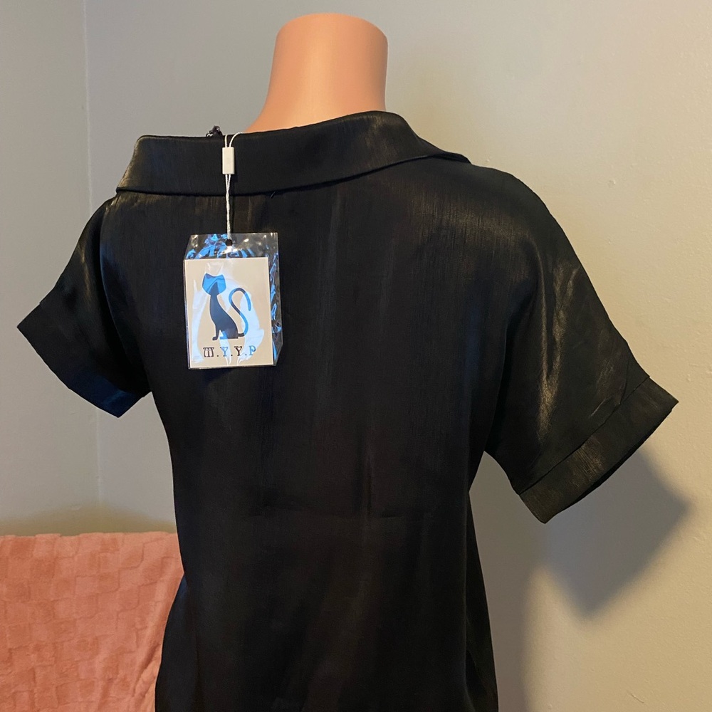 Black blouse size medium